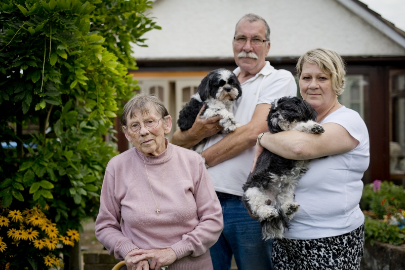 Emily and her family.