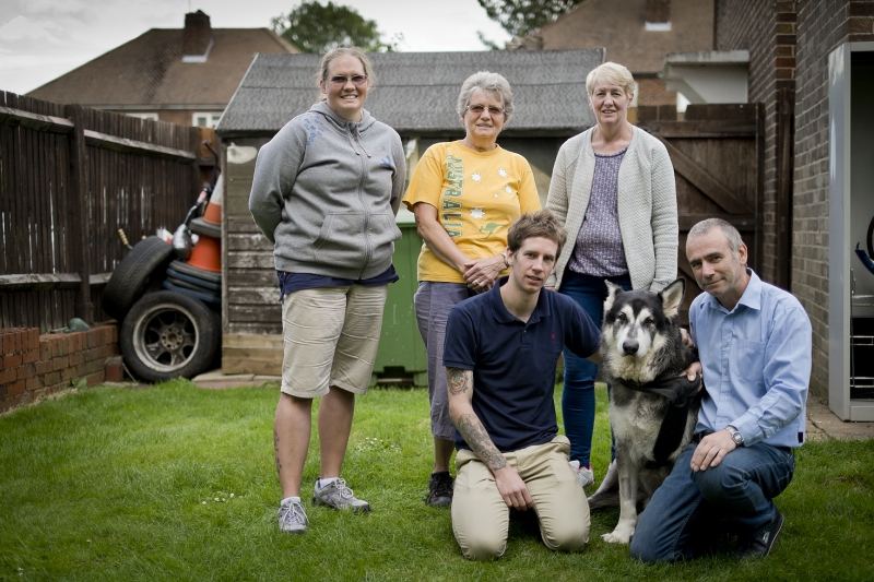 Chief with his family