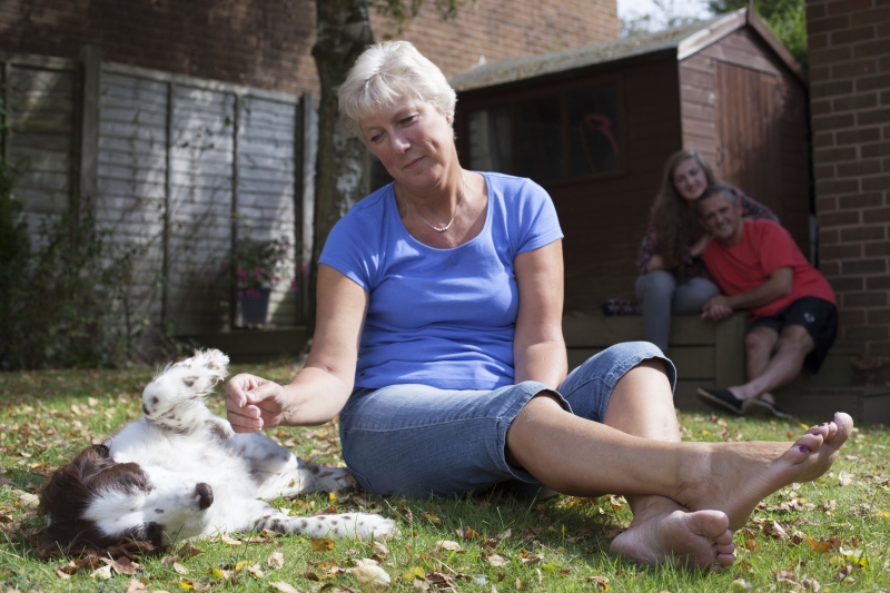 Flossie is so happy to be back home on the road to recovery!