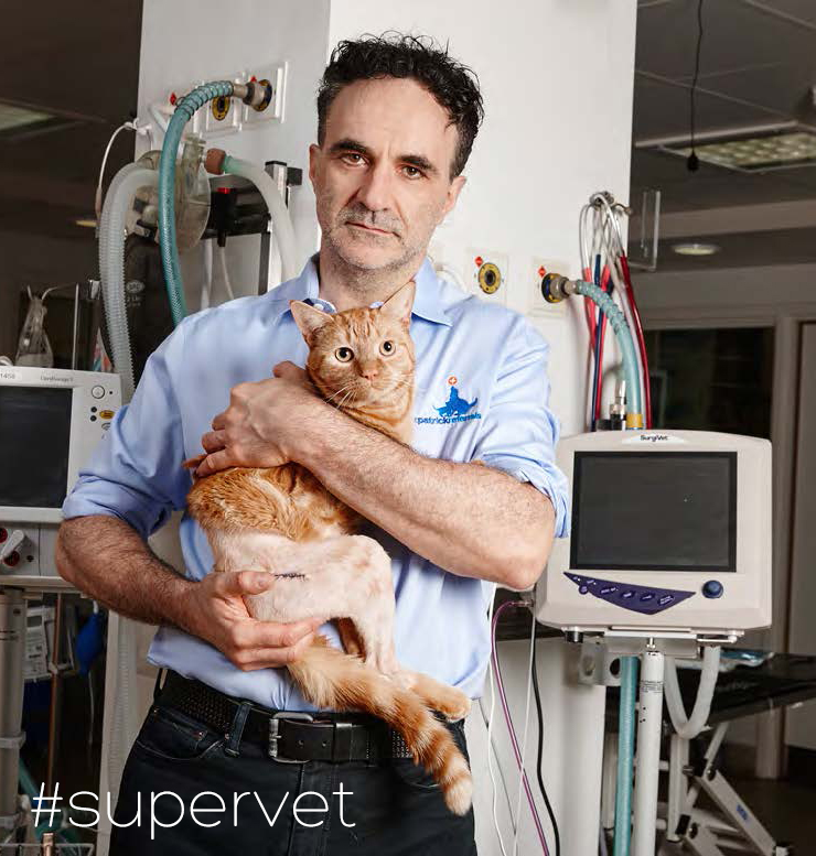 Professor Noel Fitzpatrick with Jersey