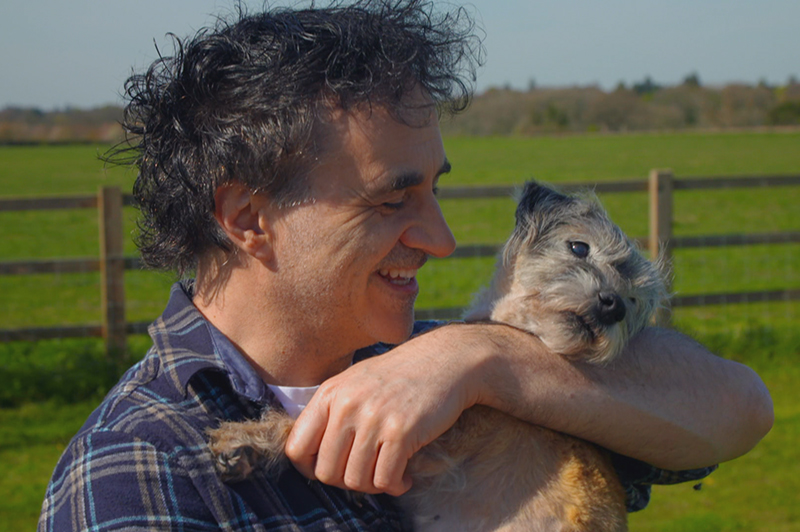 Professor Noel Fitzpatrick outside with Keira